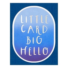 Spellbinders Hot Foil Plate - Little Card Big Hello